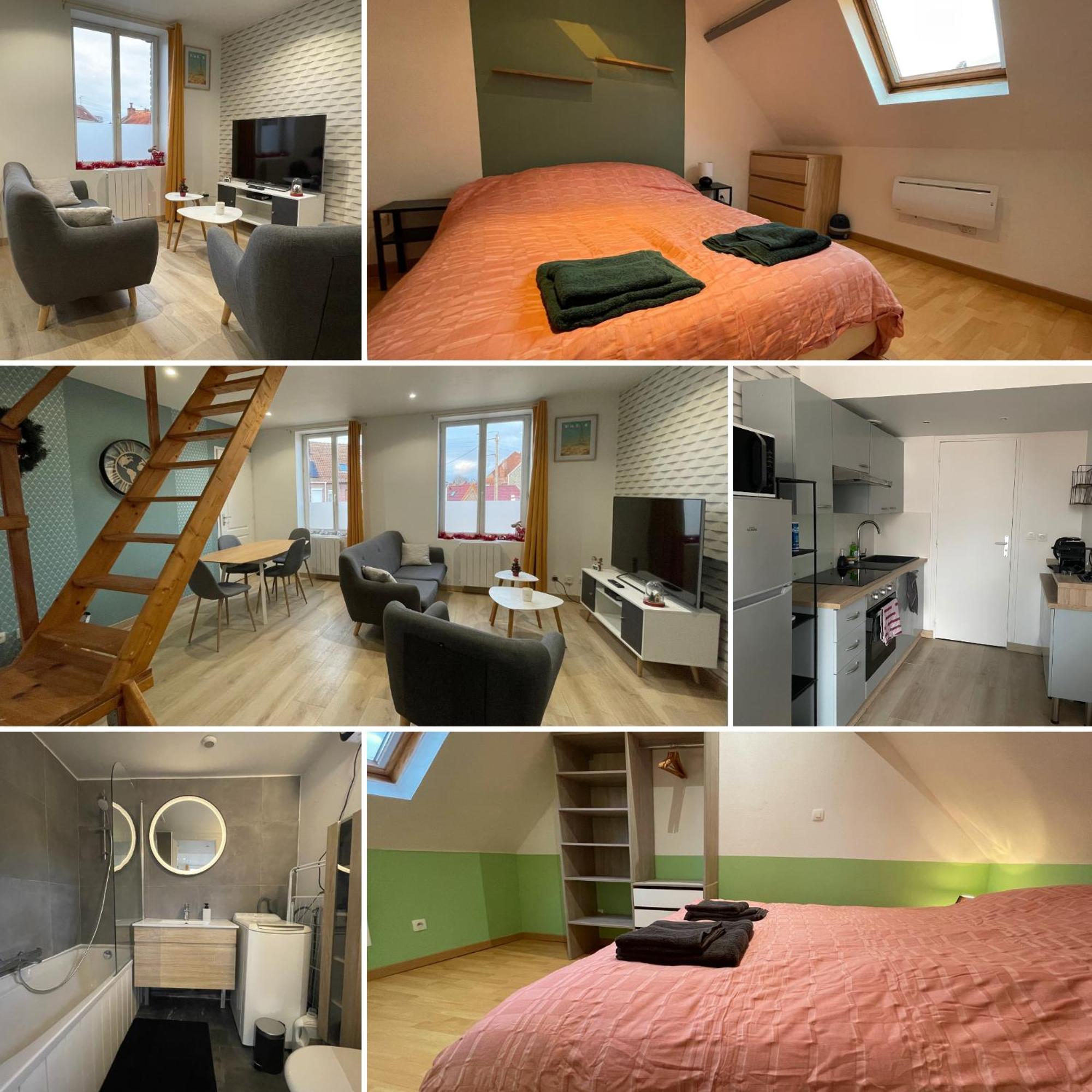 Gite Le Duplex - 5Min De La Gare Vers Lille-Lens-Arras Phalempin Экстерьер фото